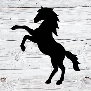 Horse Svg Png, Horse Silhouette Clipart, Cowboy Western Svg, Farm Animal Cut File, Equestrian Svg, Cricut Silhouette, Sublimation Print