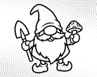 Gnome Svg: Whimsical Design For Home Decor