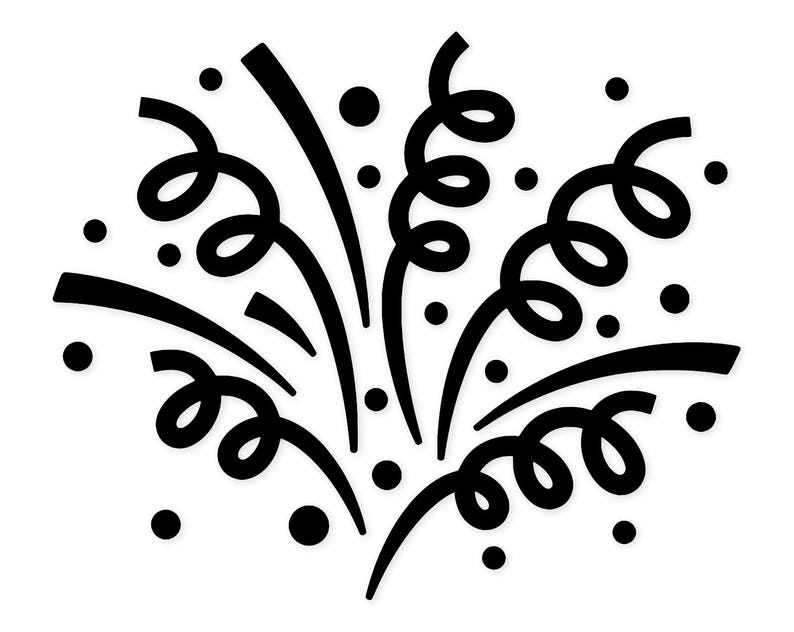 Streamers Svg Svg Png: Cut Ready Digital Design for Cricut Silhouette ...