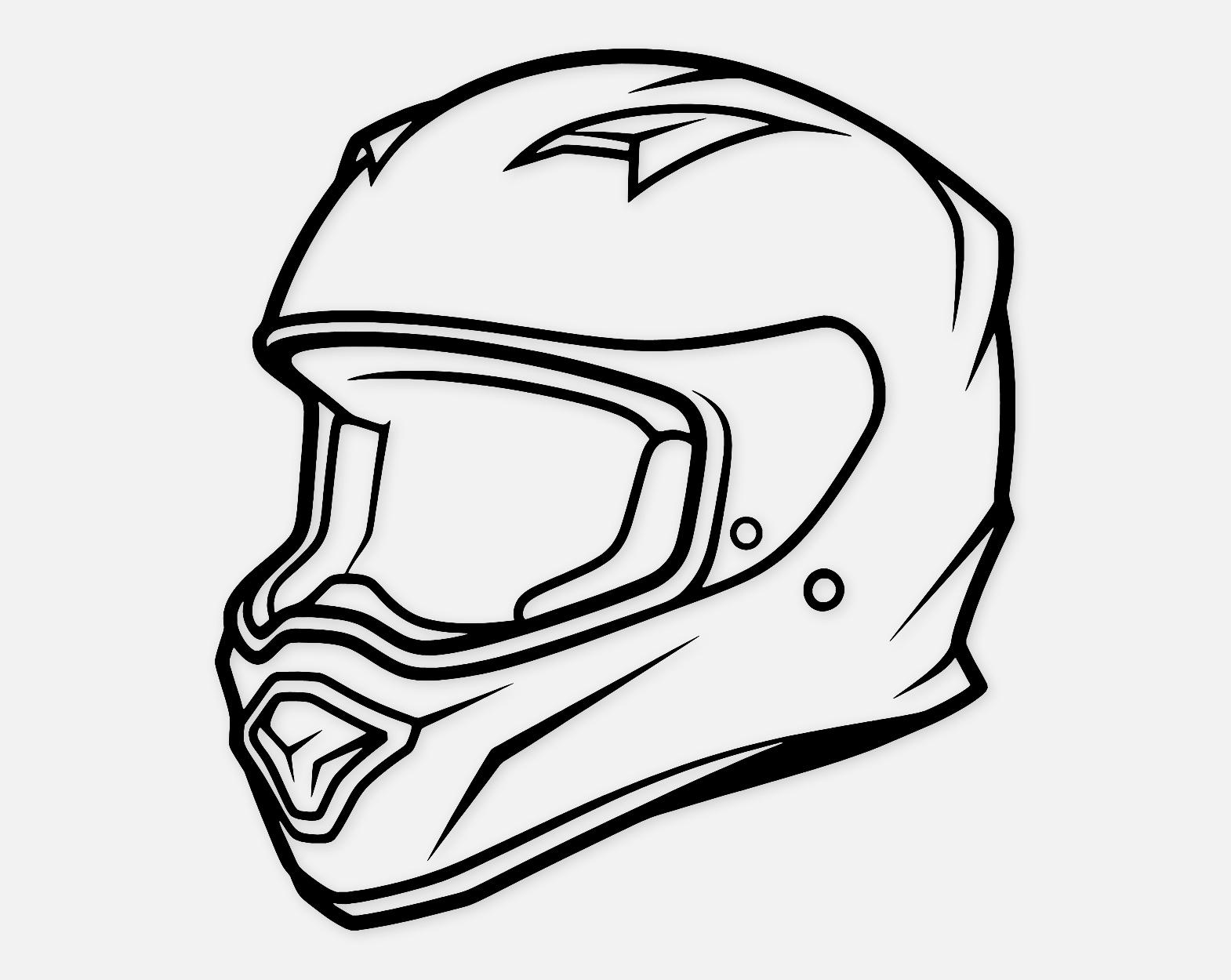 circut designs for motorcycle helmet Motorcycle Helmet Svg Png: Bold Outline For Cricut Projects