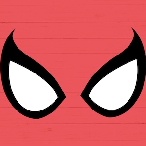 Oczy Spidermana Svg, Spiderman Svg, Warstwowe Oczy Spidermana Svg, Spiderman Png, Spiderman Clipart, Plik Cięty Cricut, Plik Cięty Laserowo