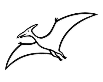 Pterodactyl In Flight Svg Png: Cut Ready Digital Design For Cricut Silhouette