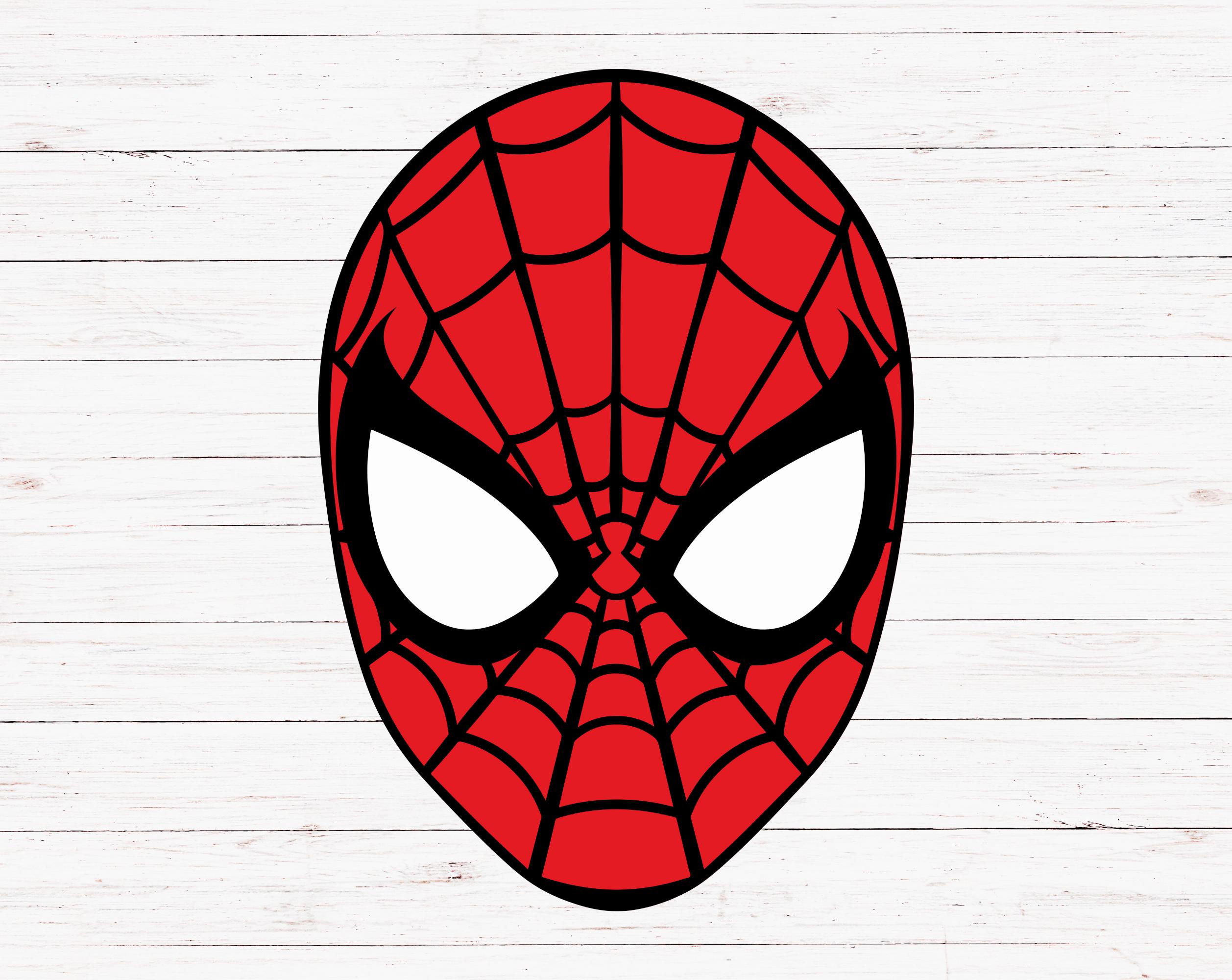Cara de spiderman svg - Etsy México, image size:2515x2000