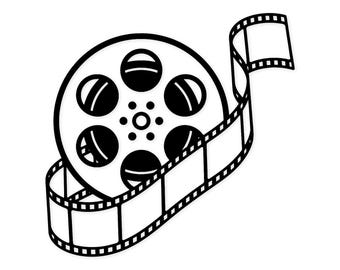 Carrete de película SVG PNG: Diseño digital listo para cortar para Cricut Silhouette