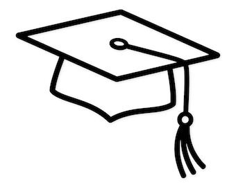 Graduation Cap Svg Png: Minimalist Design For Celebratory Projects
