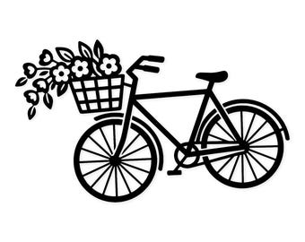 Vintage Bicycle Svg Png: Minimalist Design For Wall Art