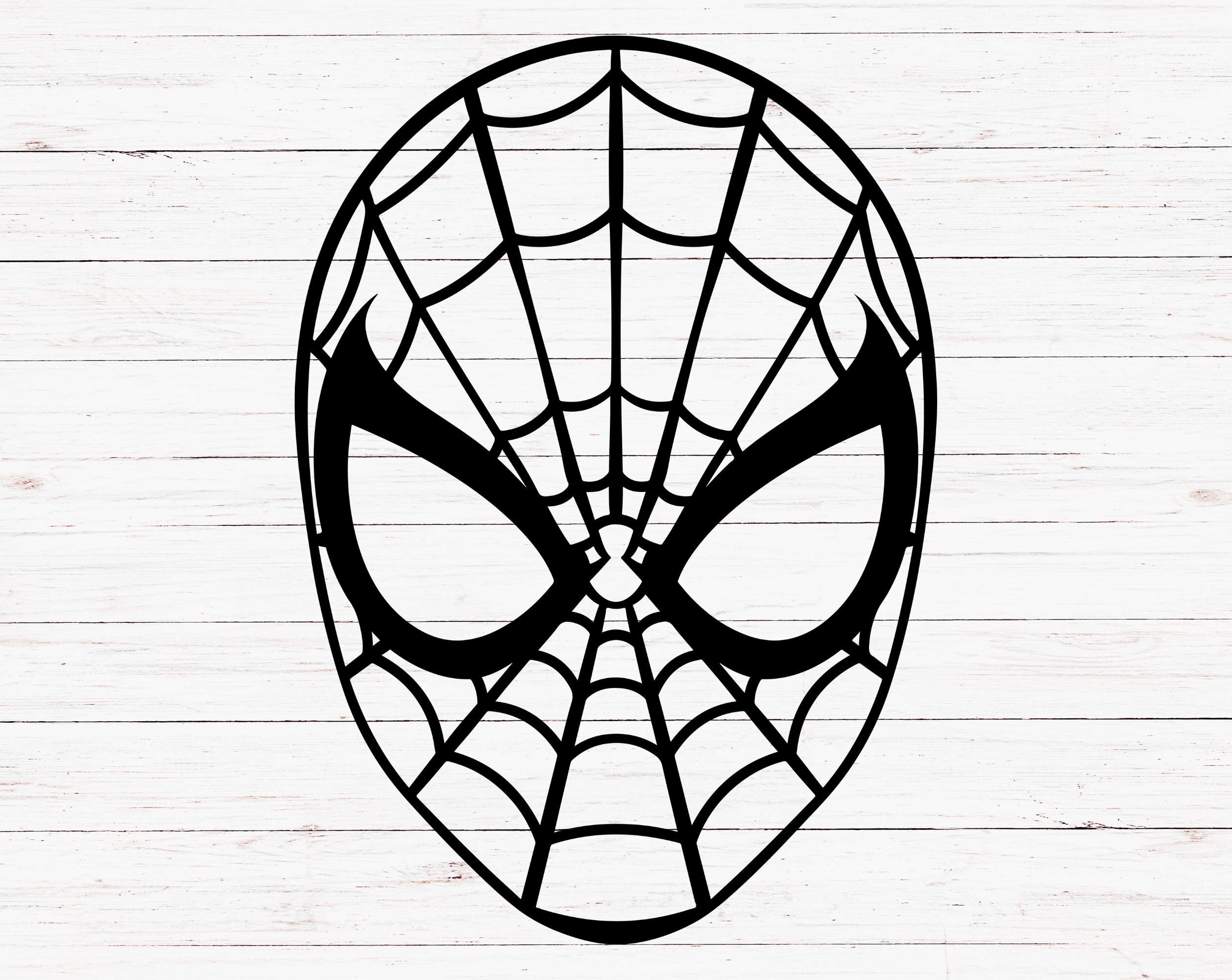 Spiderman Svg, Spiderman Outline Svg, Spiderman Face Svg, Spiderman ...