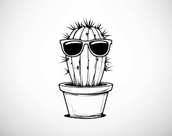 Kaktus mit Brille svg Kaktus mit Brille Png Kaktus mit Brille Clipart Kaktus  Vektor Bundle-Pack Kommerzielle Nutzung - Etsy.de