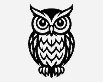 Intricate Owl Svg And Png Digital Design For Cricut And Silhouette Cutting Machines