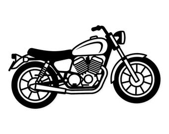Classic Motorcycle Svg Png: Cut Ready Digital Design For Cricut Silhouette