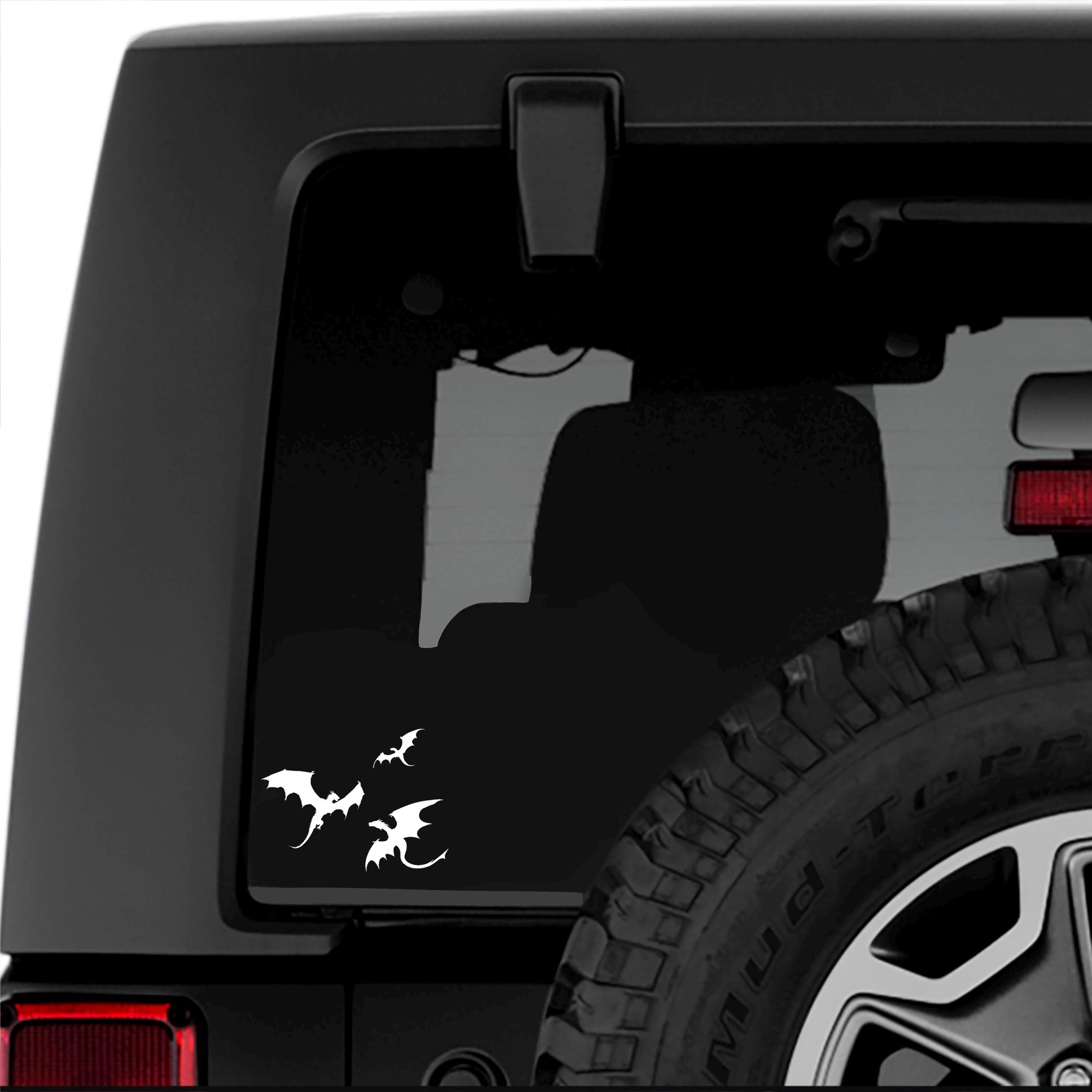 Dragons Flying | Sticker Decal | Car Sticker Decal | Window Decal Vinyl ...