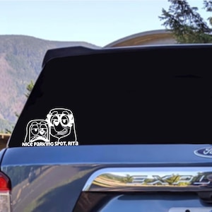 Schöne Parkstelle Oma Oma Aufkleber | Auto Aufkleber | Fenster Aufkleber Vinyl