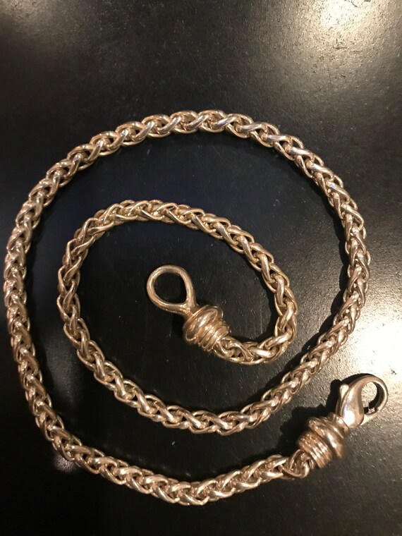 Vintage Heavy Joseph Esposito Sterling Silver Whea