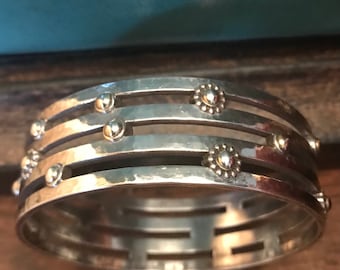Brighton Wide Floral Bangle