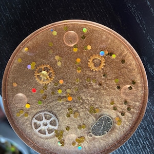 Unique Bronze Steampunk Coaster