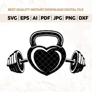 Barbell Dumbbell SVG and PNG Files Clipart, Barbell Print SVG, Digital Download Cricut Cut Files,Barbell Clipart, Barbell Files for Cricut