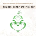 Grinch Face Svg,Grinch Hand,Grinch smile,Grinch Ornament,Christmas Svg,Grinch Smiling SVG,Merry Christmas Svg,Grinch Mask Svg,cricut cutfile