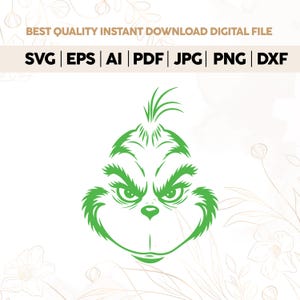 Grinch Face Svg,Grinch Hand,Grinch smile,Grinch Ornament,Christmas Svg,Grinch Smiling SVG,Merry Christmas Svg,Grinch Mask Svg,cricut cutfile