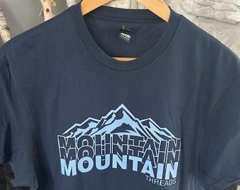 Mountain Threads Graphic T‑Shirt - Outdoor Casual Mountain T-Shirt