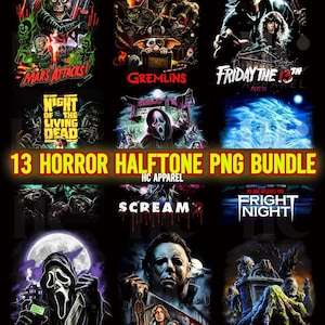 Digital Halftone PNG Bundle | Retro Dot Texture Overlays | Halftone for Sublimation | Instant Digital Download | Black removal