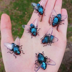 Realistic Handmade Clay & Wire House Fly Magnet image 4