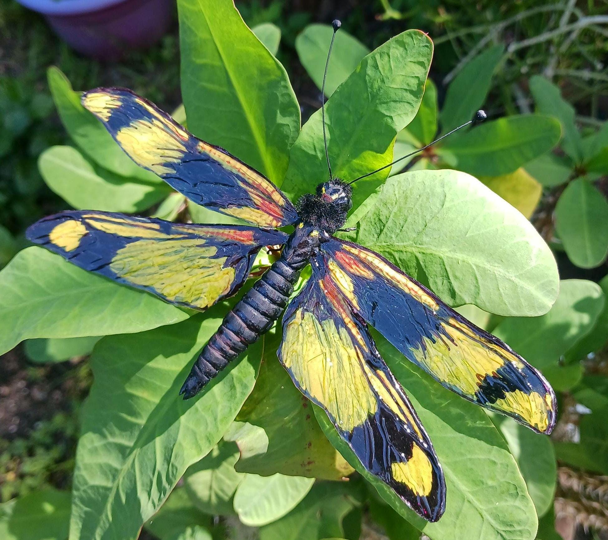 Realistic Handmade Owl Fly Sculpture