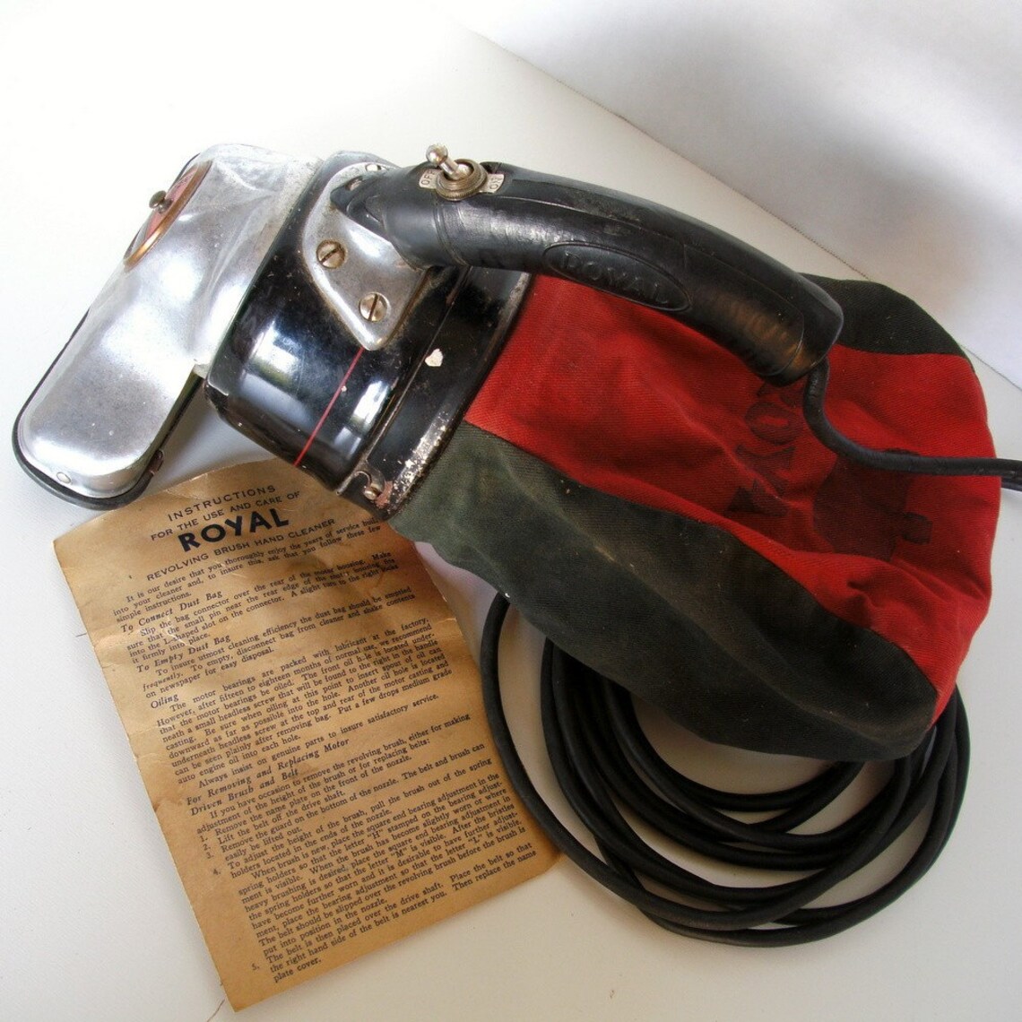 Vintage Royal Hand Held Vacuum SALE Etsy