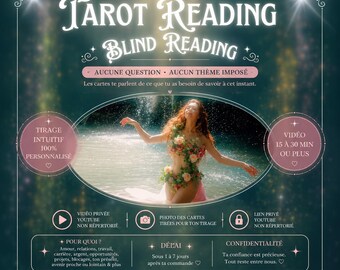Blind Reading | Blind Tarot Reading Video | Personalized Intuitive Reading