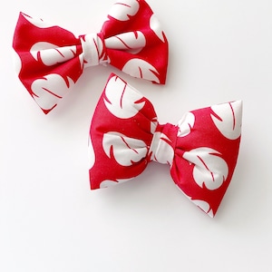 Lilo And Stitch Hair Bow; Lilo Hair Clip; Lilo Hair Accessory; Handmade Inspired Bow; Lilo & Stitch Bow: Hawaii Hair Bow