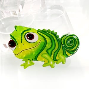 Chameleon Hair Claw Clip, Hair Claw for Women, Tangled Inspired Hair Claw, Acrylic Hair Claw Clip, Animal Claw Clip