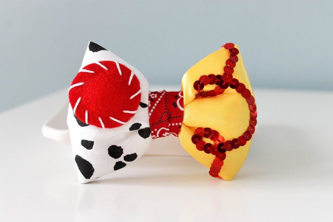 Toy Story Hair Bow Jessie Hair Clip Jessie Hair Accessory Etsy