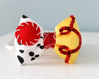 Toy Story Jessie Hair Bow: Handmade Cowgirl Hair Clip