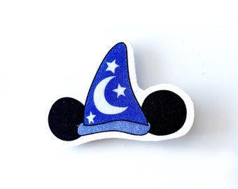 Mouse Sorcerors Apprentice Fantasia Metal Hair Claw Clip - Etsy display picture 3