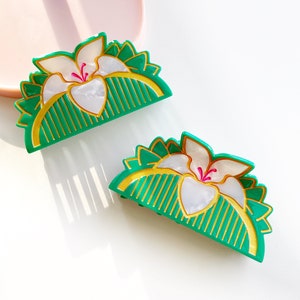 Princess Clip Claw, Hair Claw for Women, Flower Hair Clip Claw, Flower Claw Clip, Claw Clip