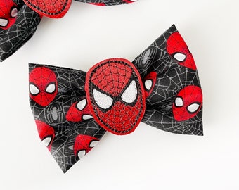Lazo para el cabello de Spider-Man: Clip para el cabello de superhéroe de cómic