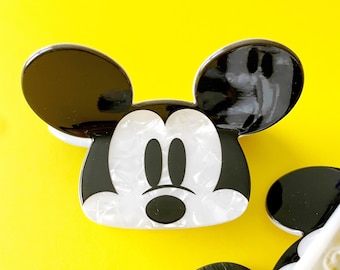 Mickey Mouse Hair Claw Clip, Disney Fan