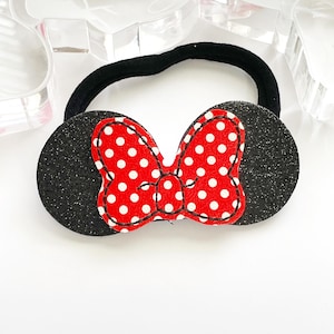 Baby Headband, Glitter Headband, Baby Headband, Newborn Headband, Minnie Mouse Headband, Disney Baby Headband