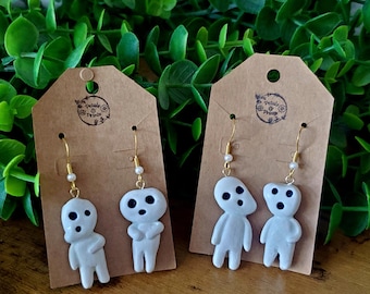 木霊ピアス • もののけ姫 • 木の精霊 • ステッカー8枚入り - Etsy 日本