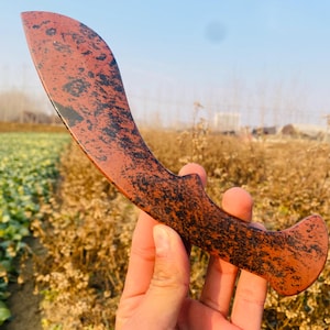 9.6inche Natural Red Obsidian quartz,hand carved Knife,Crystal Big knife,Red Obsidian quartz knife,home decoration,crystal gifts