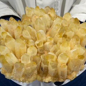 Beautiful yellow quartz Cluster specimen crystal,hand carved Cluster,yellow crystal Cluster,home decoration,crystal gifts