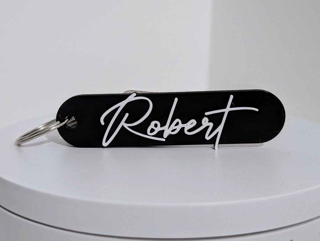 Key Chain Font Custom Keychain - Elegant Script Font, Personalized Gift - Etsy