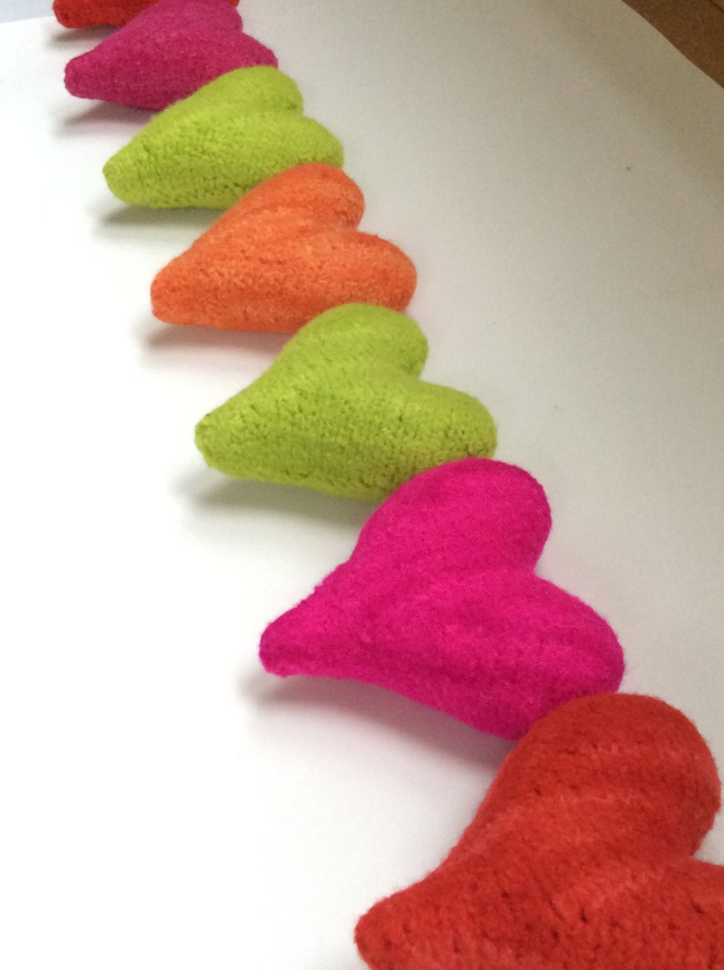 Felted Hearts Knitting Pattern Etsy