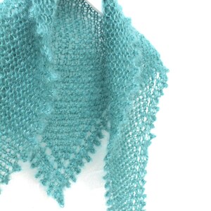 PATTERN Shawl/Scarf/Necktie/Wrap All Knit Stitch Knitting Pattern image 3
