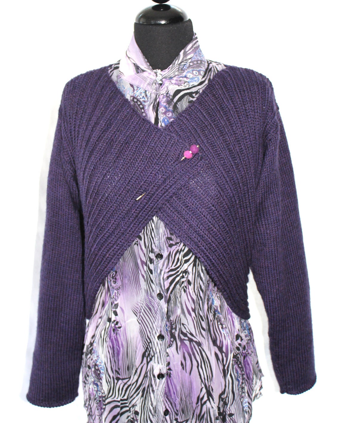 PATTERN - New Italian Rib Shrug/bolero Knitting Pattern for Worsted ...
