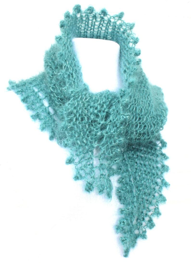 PATTERN Shawl/Scarf/Necktie/Wrap All Knit Stitch Knitting Pattern image 2