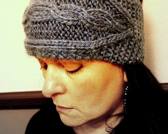 Fast Cabled Headband Knitting Pattern Adult Size