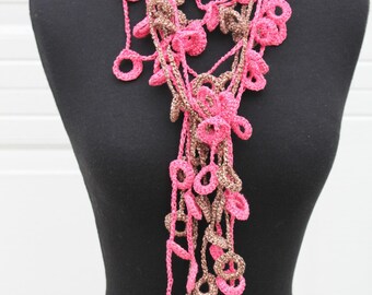 CROCHET PATTERN Loopy Loop Necklace