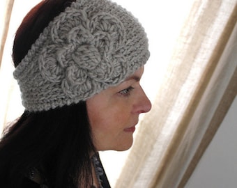 CROCHET PATTERN - Fast Crochet Headband Kayla Bulky Weight Yarn Two Sizes