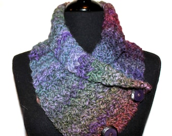 CROCHET PATTERN - Neckwrap Cowl Crochet Pattern Easy