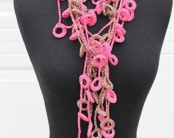 CROCHET PATTERN - Necklace Loopy Loop